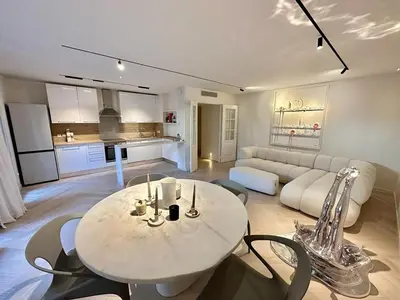 Cuisine ou kitchenette dans l'établissement CAM0 - appartement 2 chambres en rez-de-terrasse