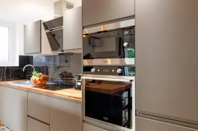 Cuisine ou kitchenette dans l'établissement Cyclades YourHostHelper