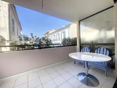 Balcon ou terrasse dans l'établissement Cannes - Studio en plein cœur de Cannes