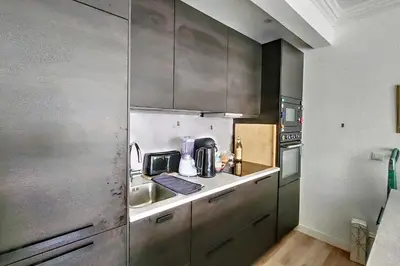 Cuisine ou kitchenette dans l'établissement HENRI CAMILLE REAL ESTATE- Santiago - 2 bedrooms close Croisette