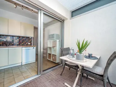 Cuisine ou kitchenette dans l'établissement Apartment Les Sablons-2 by Interhome