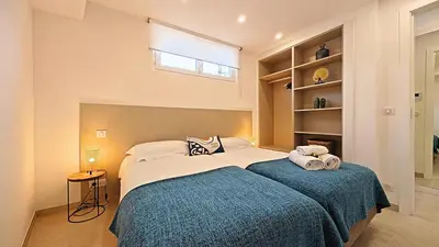 Un ou plusieurs lits dans un hébergement de l'établissement Viva Riviera Brand New Top Floor close Croisette