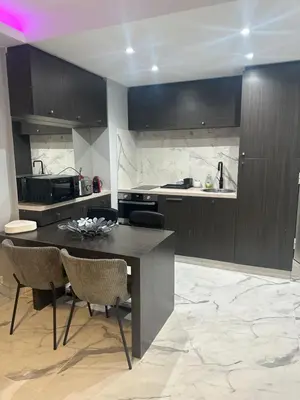 Cuisine ou kitchenette dans l'établissement Apartment best position croisette martinez ! 150m from the beach completely renovated !