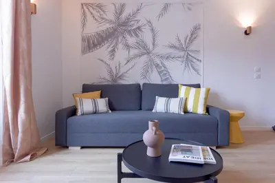 Coin salon dans l'établissement Duplex Pradignac by Halldis
