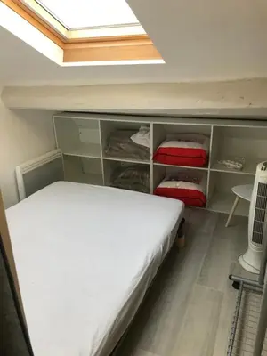 Un ou plusieurs lits dans un hébergement de l'établissement WE CANNES ! Cocoon Duplex in dowtown