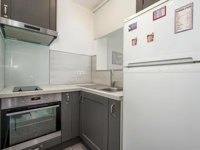 Cuisine ou kitchenette dans l'établissement Apartment Val Joli-1 by Interhome