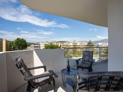 Balcon ou terrasse dans l'établissement Apartment Rive de Cagnes by Interhome