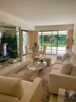 Coin salon dans l'établissement Luxus Wohnung nahe Croisette