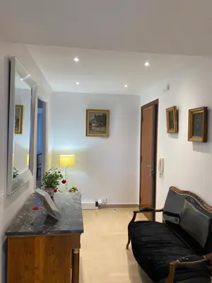 Coin salon dans l'établissement Les Pervenches
