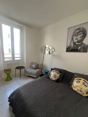 Un ou plusieurs lits dans un hébergement de l'établissement Studio au cœur de Cannes
