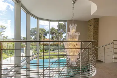 Piscine de l'établissement Luxueuse Villa Charleston - Vue mer, Sauna Hammam ou située à proximité