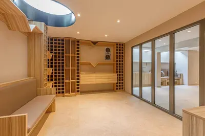 Salle de bains dans l'établissement Luxueuse Villa Charleston - Vue mer, Sauna Hammam
