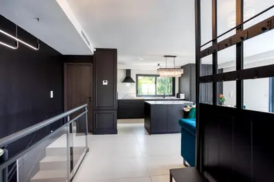 Coin salon dans l'établissement Villa modern Super-Cannes heated Pool, Parking, CLIM, 7 min to Cannes Beach