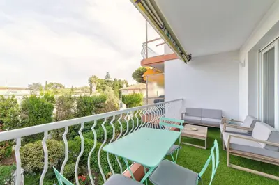 Balcon ou terrasse dans l'établissement ROSE DES SABLES