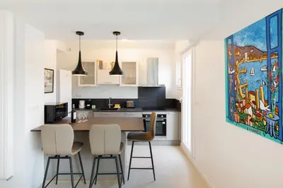 Cuisine ou kitchenette dans l'établissement Wam YourHostHelper