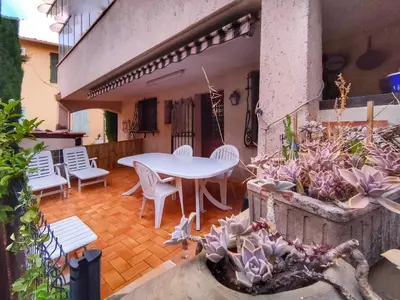 Balcon ou terrasse dans l'établissement Escale Bord de Mer
