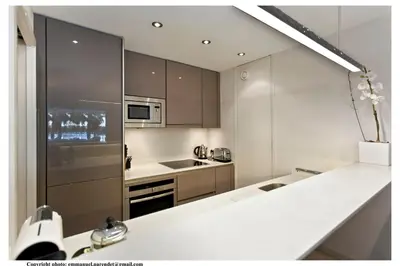 Cuisine ou kitchenette dans l'établissement REF 761 - Cannes Croisette - Sea view apartment for rent