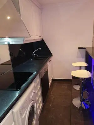 Cuisine ou kitchenette dans l'établissement Le Croisette center