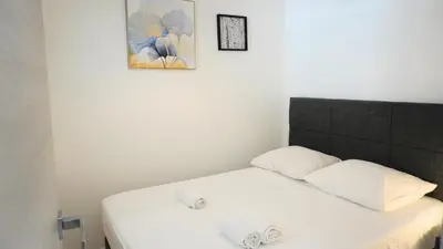 Un ou plusieurs lits dans un hébergement de l'établissement Centre Cannes, Le Grand Turkheim By Palmazur Vacances
