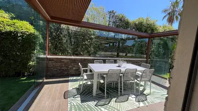 Jardin de l'établissement Capleouna-Villa la Cabane