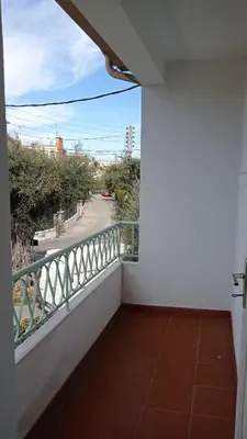 Balcon ou terrasse dans l'établissement Au calme, plages à pieds