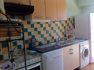 Cuisine ou kitchenette dans l'établissement Les Argonautes