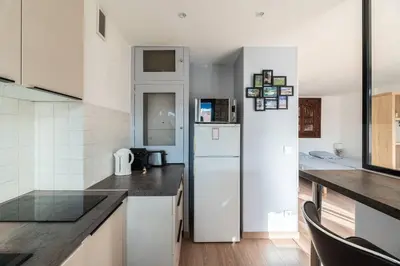 Cuisine ou kitchenette dans l'établissement 3 VIDAL - Splendide appartement 4 couchage hyper centre de Cannes