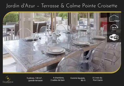 Plan de l'établissement Jardin d'Azur – Terrace, Calm & Croisette