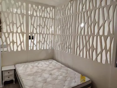 Un ou plusieurs lits dans un hébergement de l'établissement Antibes Center Cozy Big Studio