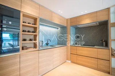 Cuisine ou kitchenette dans l'établissement Superbe Appartement, Croisette