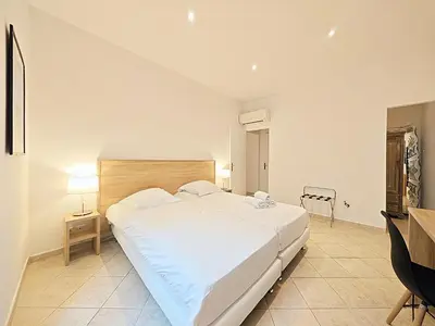 Un ou plusieurs lits dans un hébergement de l'établissement Viva Riviera 11 rue Commandant André