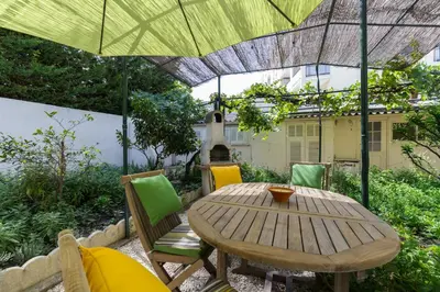 Jardin de l'établissement appartement RDC