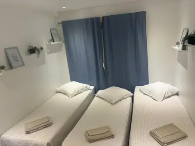 Un ou plusieurs lits dans un hébergement de l'établissement Your Apartment at Riviera Bliss