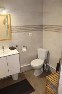 Salle de bains dans l'établissement Confort-Appartement cocooning ***