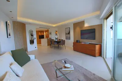 Télévision ou salle de divertissement dans l'établissement COMPLETELY RENOVATED APARTMENT ON BLD CROISETTE, 3 PARENTAL BEDROOMS