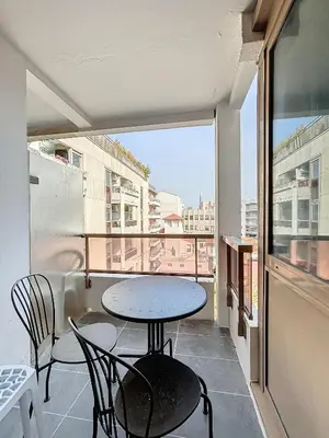 Balcon ou terrasse dans l'établissement Résidence Graziella Appartement 527