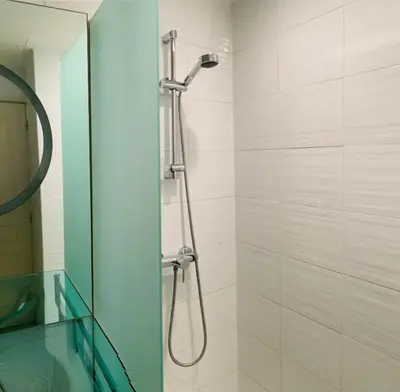 Salle de bains dans l'établissement Studio Cannes Croisette