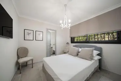 Un ou plusieurs lits dans un hébergement de l'établissement REF 2135 - Cannes - Villa for rent