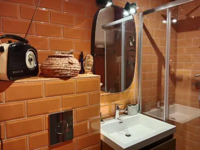 Salle de bains dans l'établissement STUDIO VILLA VIANNEY
