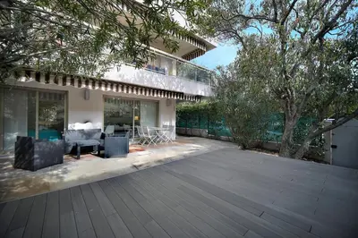 Balcon ou terrasse dans l'établissement Upstays Terrace Garden 44m² Apartment