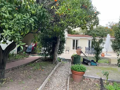 Jardin de l'établissement Chez Nicole
