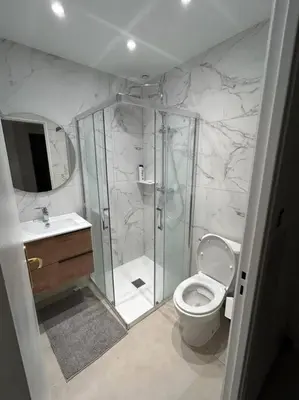 Salle de bains dans l'établissement Appartement Veronica