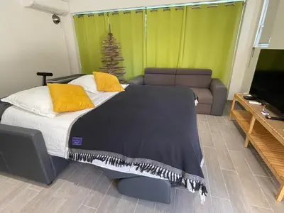 Un ou plusieurs lits dans un hébergement de l'établissement Villa Bastide : Sea view / Hot Tub / Sauna