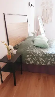 Un ou plusieurs lits dans un hébergement de l'établissement Magnifique 2 pieces