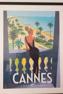 Plan de l'établissement Cannes Croisette - 4 Personnes - Vue mer