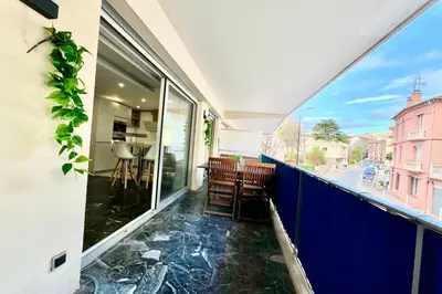 Balcon ou terrasse dans l'établissement ANTIBES PONTEIL - 4 people - Terrace
