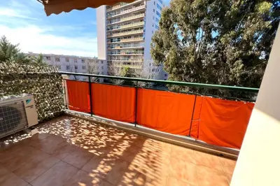 Balcon ou terrasse dans l'établissement Antibes - 4 people - Parking