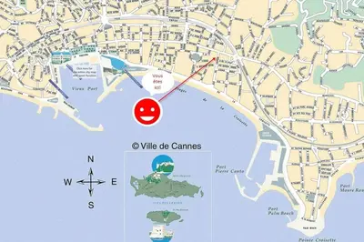 Plan de l'établissement Augusta Palace - T3 **** 74m² - 150m Croisette