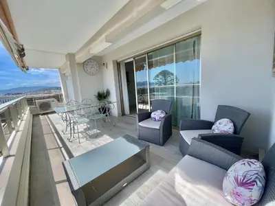 Coin salon dans l'établissement Vezelay 3 luxury 3 bedrooms, by Welcome to Cannes