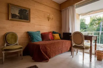 Coin salon dans l'établissement A081-Cannes Appartement avec terrasse au calme